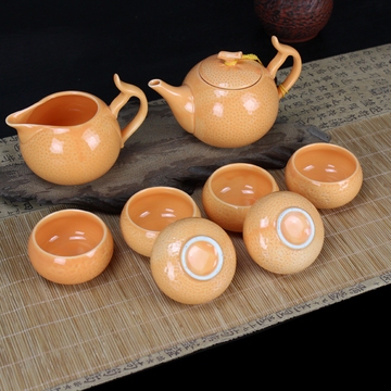 龙泉青瓷茶具套装茶杯茶壶办公室陶瓷功夫茶道整套白瓷器特价包邮