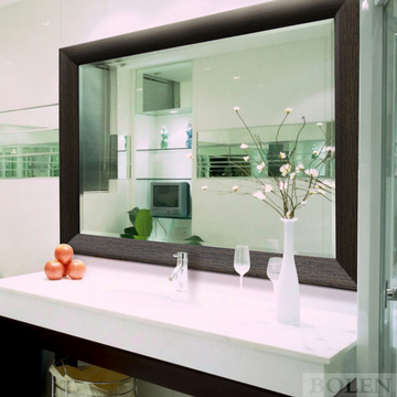 BOLEN正品 防水浴室镜 中式镜子卫浴镜子 卫生间镜子 银镜CTF0052