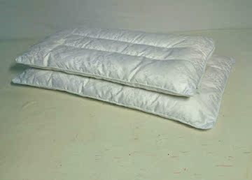 高级纯木棉枕头 儿童枕头 加长全天然木棉花攀枝花薄枕头芯带枕套