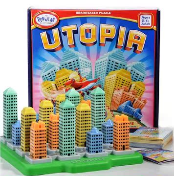 光华玩具 数学乌托邦 构建未来城市 逻辑思维智力迷宫类 立体数独