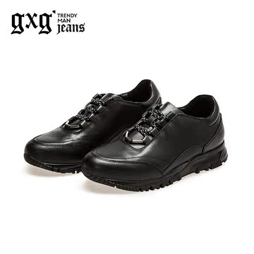 gxg．jeans男装 2015秋季新品男士时尚潮流黑色运动鞋#53650506