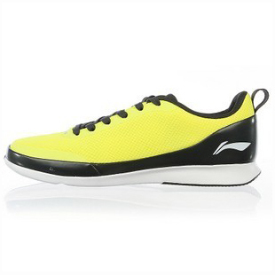 品牌男鞋正品李宁运动鞋透气休闲鞋子男子跑步鞋黄色男士超轻舒适