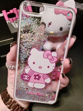 MM独家新款！流沙闪粉Kitty猫水晶手机壳保护套保护套iPhone6/6p