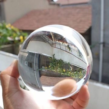 水晶摄影球摆件玻璃球招财风水转运球工艺品 家居摆件 玻璃球