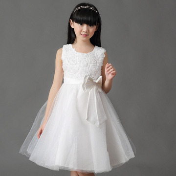 六一新款公主裙儿童礼服连衣裙夏季蓬蓬裙少儿主持人婚纱表演服装