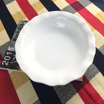 沁意 纯白色陶瓷大汤碗大面碗汤盆装饭大碗饭盆深碗饭店泡粉碗