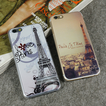 新品iphone6s手机壳巴黎埃菲尔铁塔4.7苹果6plus情侣浮雕保护壳