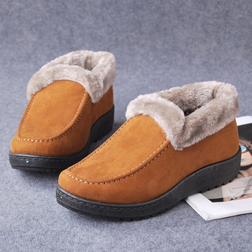 2016新款休闲女鞋冬季老北京棉鞋雪地女靴加厚加绒平底保暖短靴子