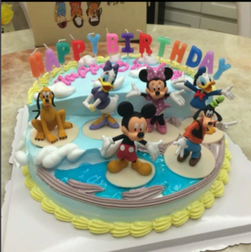 成都米奇老鼠场景生日创意同城蛋糕配送，限成都