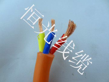 电线电缆防油电线防水防腐蚀防冻电缆YZW 3芯1.5平方 3*1.5国标