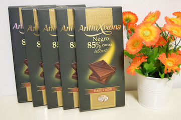 特价 西班牙进口 希舒娜85%黑巧克力 纯黑巧克力