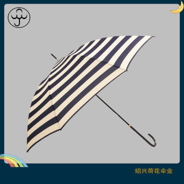 影猫自动海军条纹英伦风防紫外线晴雨伞遮阳直柄长柄伞小清新条纹