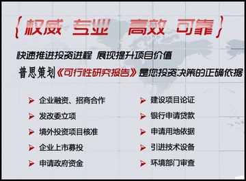 代写成都重庆北京上海政府项目申请/项目建议书/技改项目申请报告