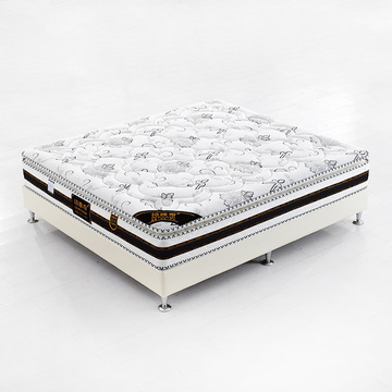 豪华三边双人床垫 透气舒适席梦思 1.5米 1.8米弹簧床垫两用床垫