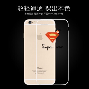 欧美潮流卡通iphone5\\5S\\6\\6plus超级英雄Superman彩绘手机壳