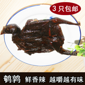 香辣鹌鹑 湖南土方特产 舌尖上的中国推荐美食 开袋即食 现做现发