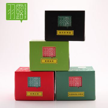 【羽露茶叶】 原味茶组合 混合花草茶 三角袋泡40包装120g/礼盒