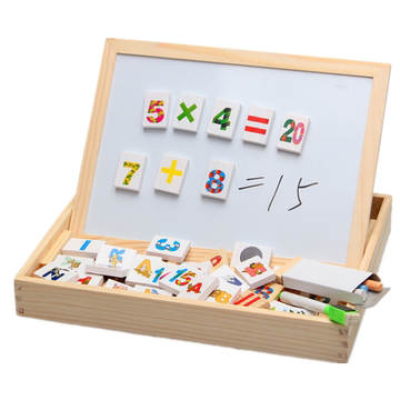 磁性学习盒画板 2-7岁早教益智力儿童小孩子玩具拼图积木 wanju