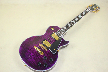 工厂直发专业定制gn吉普森standard紫色虎纹 电吉他