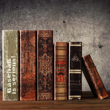 法慕小城欧式复古假书摄影道具书籍书盒摆件书柜装饰品收纳装饰书