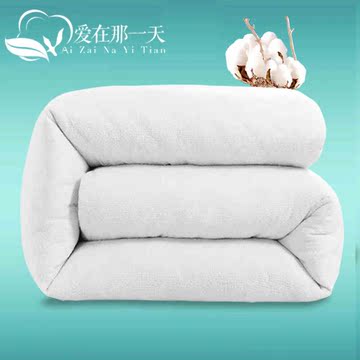 新疆手工棉花被 被芯 被子冬被特价 棉花床褥子特价棉被包邮6斤