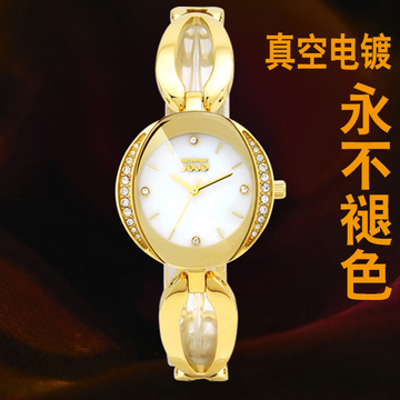 正品 jojo手表镶钻女生手表防水小表盘钨钢复古韩版时尚女生手表
