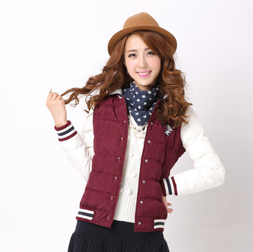少女冬装韩版中学生大码短款棒球服外套青少年学院风棉衣薄款冬衣