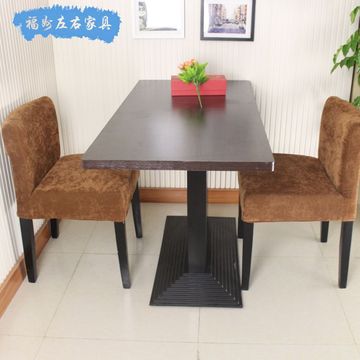 咖啡厅桌椅奶茶店餐桌椅西餐厅餐桌椅寿司店桌椅组合餐饮家具定制