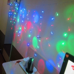 全国包邮节日圣诞led灯串彩色冰条灯家庭装修4米长度led彩灯闪灯
