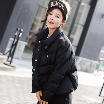 2015时尚新款甜美棉衣女短款韩版冬装外套羽绒棉面包服学生棉袄潮