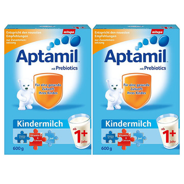 德国Aptamil爱他美婴幼儿奶粉1+段（12-24个月600g）【2件装】