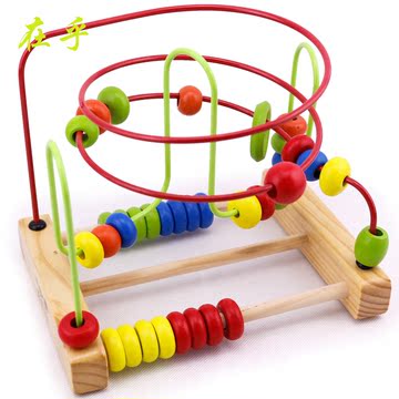 大号儿童智慧串珠绕珠早教玩具宝宝开发益智力玩具0-1-2-3岁