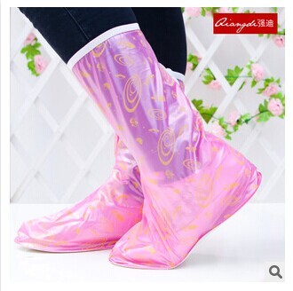 【天天特价】雨易思防雨鞋套女加厚底雨鞋时尚防水男女防滑雨鞋套