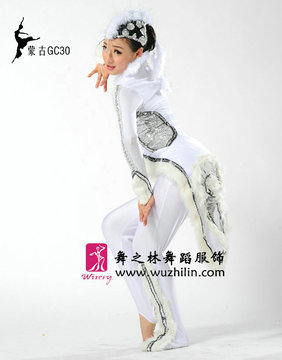 演出蒙古服装 月狐吟服 演出套装 蒙古舞蹈服订做 蒙古GC30