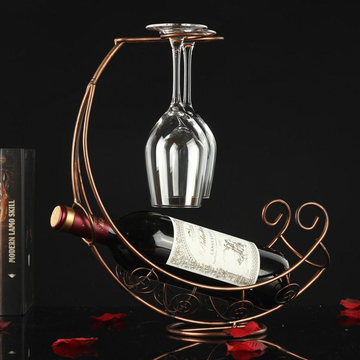 特价时尚红酒架创意欧式酒架 铁艺葡萄酒架摆件 悬挂杯架高脚杯架