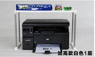 办公桌面打印机小架子置物架厨房调料收纳层架塑料桌上电话机架子