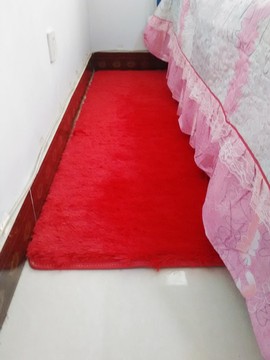 恒达新款紫色促销加厚丝毛客厅卧室可爱床边毯工程满铺定制地垫