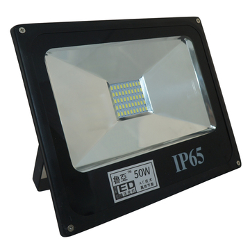 工业照明专用 超薄款 高亮度 LED投光灯 50W 亏本冲量 纯铝外壳