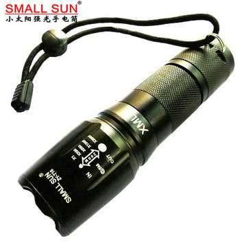 小太阳T6强光手电筒充电调焦变焦进口LED超亮户外远射防水T18
