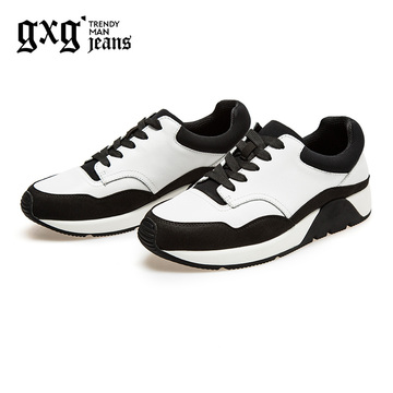 gxg．jeans男装 2015秋季新品男士时尚潮流黑色运动鞋#53650608