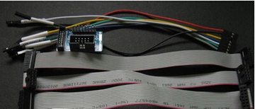 Xilinx Platform Cable USB 下载线 适配板各种灰排线普通2.0灰排