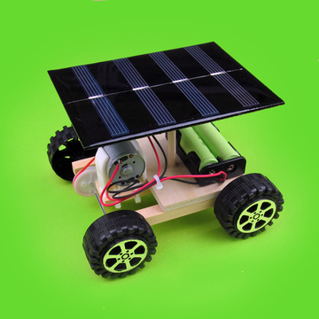 DIY手工拼装材料 太阳能发电驱动车 科技小制作科学发明物理实验