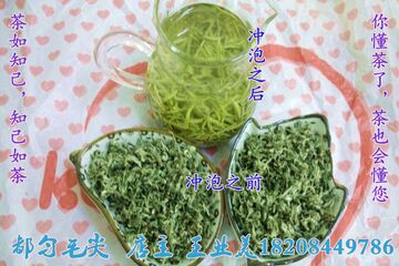 贵州茶叶 都匀毛尖 春茶  绿茶精品 回甘100克198元耐泡 高温提香