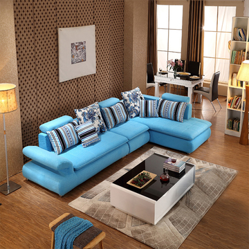 小户型组合沙发北欧宜家风格型组合布艺沙发简约现代风格
