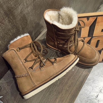 2015冬季新款雪地靴加绒加厚马丁靴中筒短靴平底厚底防滑防水保暖