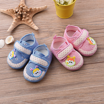 婴儿鞋子0-3-6个月宝宝学步鞋春秋0-1岁男女牛筋软底鞋幼儿新生儿
