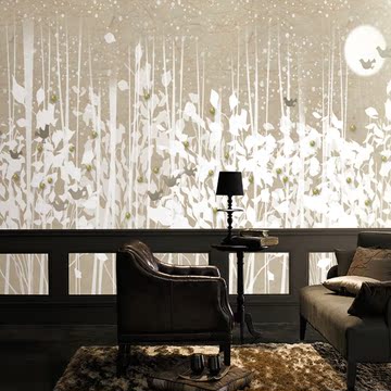 3D大促简约抽象客厅电视墙沙发背景卧室无纺墙纸绿环保大型壁画