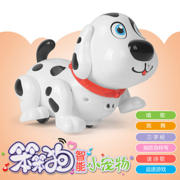 正品笨笨狗儿童电动玩具3-6岁宝宝电动狗音乐互动智能机器宠物狗