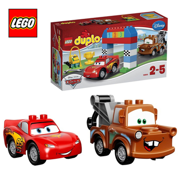 新品乐高得宝10600迪斯尼汽车总动员经典赛车LEGO Duplo 玩具积木