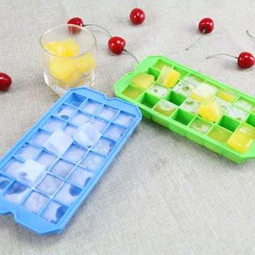 28孔硅胶冰格制作模具 DIY冰块棒冰制作用具 铂金硅胶易脱模
